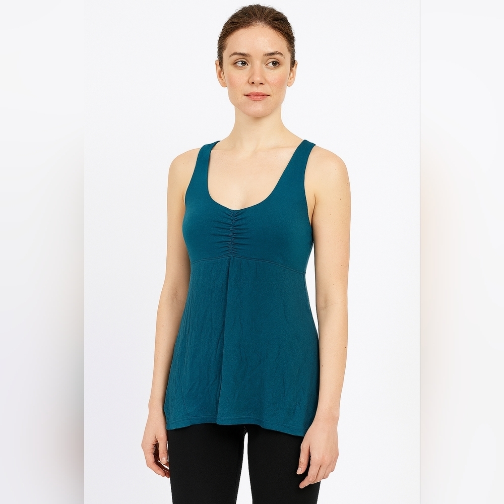 💙 GAPFit Ruched Tank Top Medium Good Condition